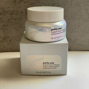 NIB Saturday Skin Pretty Pop Probiotic Power Whipped Cream Moisturizer 1.69 oz